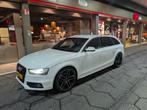 Audi A4 Avant 3xS-LINE / 225PK / FACELIFT / B&O / RS4 velgen, Zwart, 4 cilinders, 1505 kg, Wit