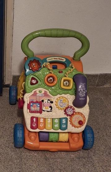  Leuk  V-tech loopwagentje   - beschikbaar voor biedingen