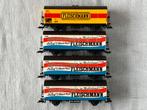 4x Fleischmann promo wagons, Gebruikt, Gelijkstroom, Fleischmann, Wagon