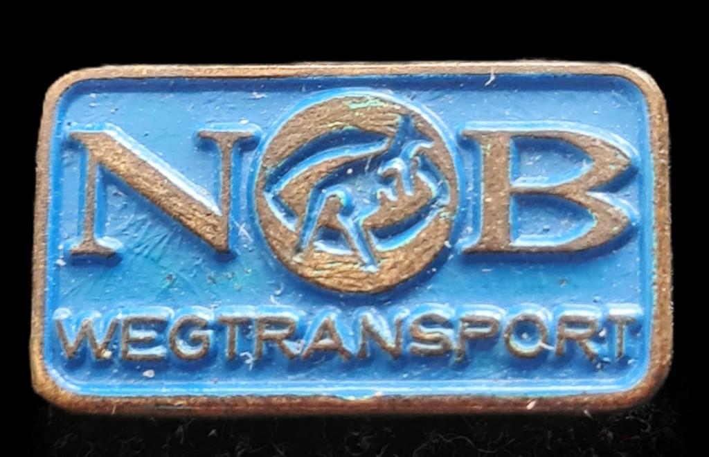 N.O.B. wegtransport speld- blauw, Verzenden, Nieuw, Transport, Speldje of Pin