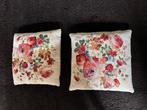 Twee kleurrijke mooie italiaanse kussens, Huis en Inrichting, Ophalen of Verzenden, Zo goed als nieuw, Vierkant