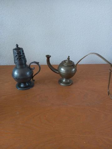 2 tinnen kannetjes beschikbaar voor biedingen