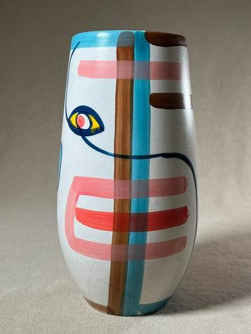  Kunst vaas met gezicht picasso miro cobra beschikbaar voor biedingen
