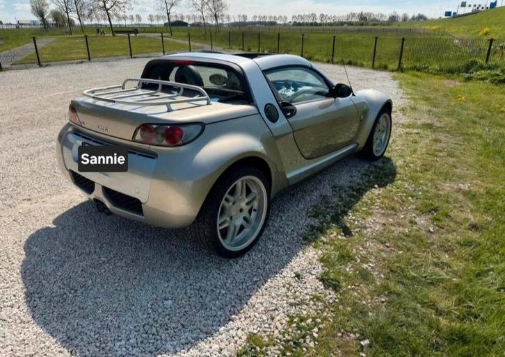 Smart Roadster 0.7 60KW AUT 2004 Grijs, Auto's, Smart, Particulier, Roadster, Benzine, B, Cabriolet, Automaat, Origineel Nederlands