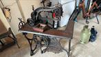 Antiek leer naaimachine, Antiek en Kunst, Antiek | Naaimachines, Ophalen