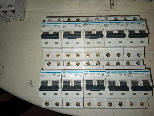 Hager automaat b6, c16, d16, b32, b40, Doe-het-zelf en Verbouw, Elektra en Kabels, Zo goed als nieuw, Overige typen, Ophalen of Verzenden