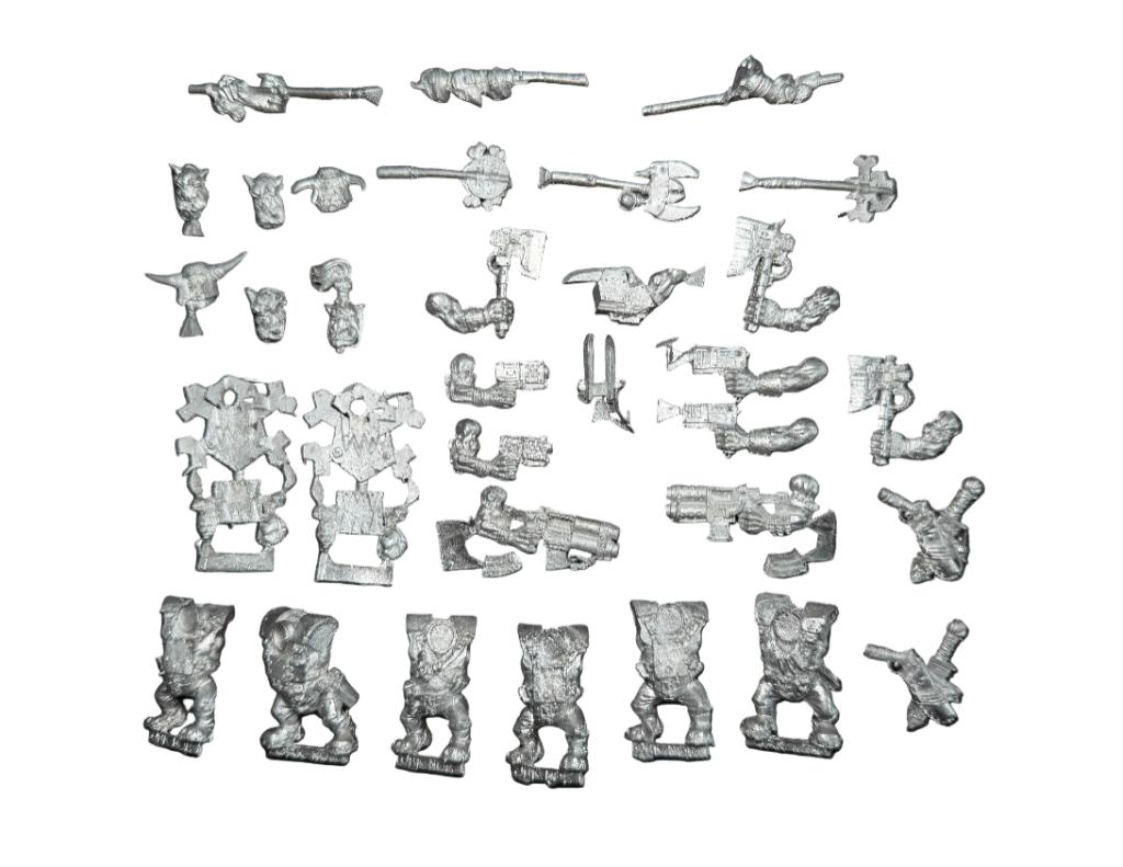 Warhammer 40K Ork Nobz, ., Warhammer, Ophalen of Verzenden, Zo goed als nieuw