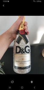 Volle fles champagne moet met strass steentjes, Verzamelen, Ophalen of Verzenden, Nieuw, Frankrijk, Champagne