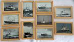 Schilderijlijstjes met foto`s van schepen, Verzamelen, Scheepvaart, Ophalen of Verzenden, Zo goed als nieuw, Motorboot, Kaart, Foto of Prent