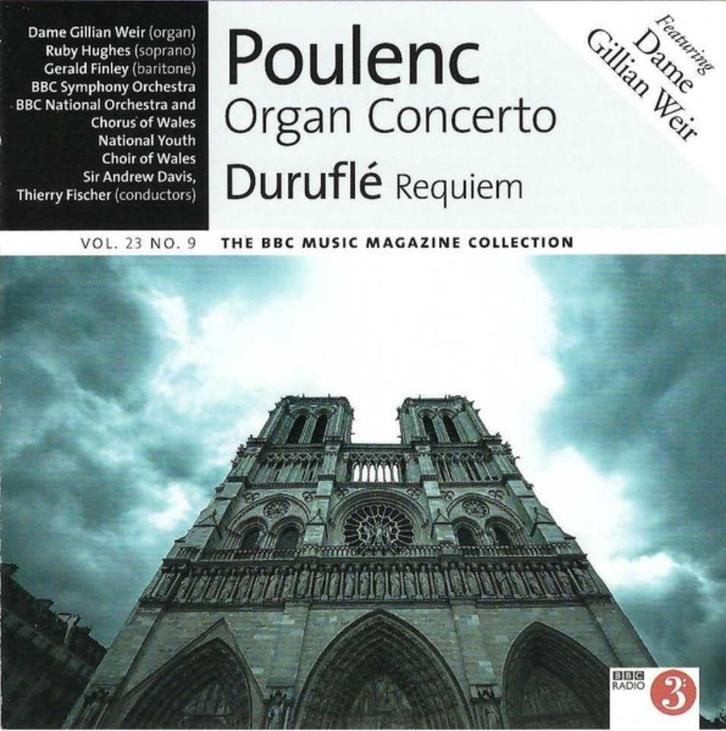 POULENC Organ concerto CD WEIR BBC TOURNEMIRE DURUFLE, Cd's en Dvd's, Cd's | Klassiek, Gebruikt, Orkest of Ballet, Modernisme tot heden
