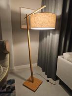 Good and Mojo Vloerlamp Andes zgan bamboe linnen, Huis en Inrichting, Lampen | Vloerlampen, Ophalen, Zo goed als nieuw, Stof, 150 tot 200 cm