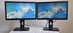Professionele 2x 23Inch Dell P2312Ht LCD’s Hele Goede Staat, Gebruikt, IPS, VGA, Ophalen of Verzenden