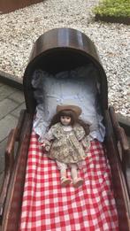 Antieke schommel wieg, Verzamelen, Poppen, Ophalen of Verzenden