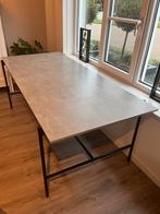 Betonlook eettafel, Ophalen, 200 cm of meer, 50 tot 100 cm, Zo goed als nieuw