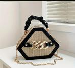 Beige Handtas met Gouden Details, Ophalen of Verzenden, Nieuw, Beige, Handtas