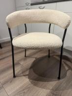 4x Eetkamerstoelen ecru boucle stof, Huis en Inrichting, Stoelen, Ophalen, Overige kleuren, Nieuw, Vier