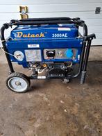 Te Koop: Aggregaat DUTACK  3000AE, Doe-het-zelf en Verbouw, Aggregaten, Ophalen, Elektrisch startend, Benzine, Zo goed als nieuw