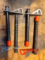 4 Ijsschroeven 18cm - Klimmateriaal, Ophalen of Verzenden