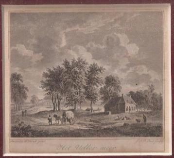 Het Udler Meer 1841 Kopergravure J.A.R. Best Uddelermeer beschikbaar voor biedingen