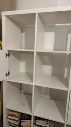 Grote witte kast met vakken, Huis en Inrichting, Kasten | Boekenkasten, Kunststof, Gebruikt, 200 cm of meer, 150 tot 200 cm