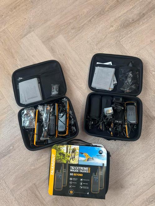 Nieuw Motorola T82 extreme quad pack portofoons, Telecommunicatie, Portofoons en Walkie-talkies, Nieuw, Portofoon of Walkie-talkie