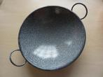 Vintage emaille wok, Antiek en Kunst, Antiek | Emaille, Ophalen