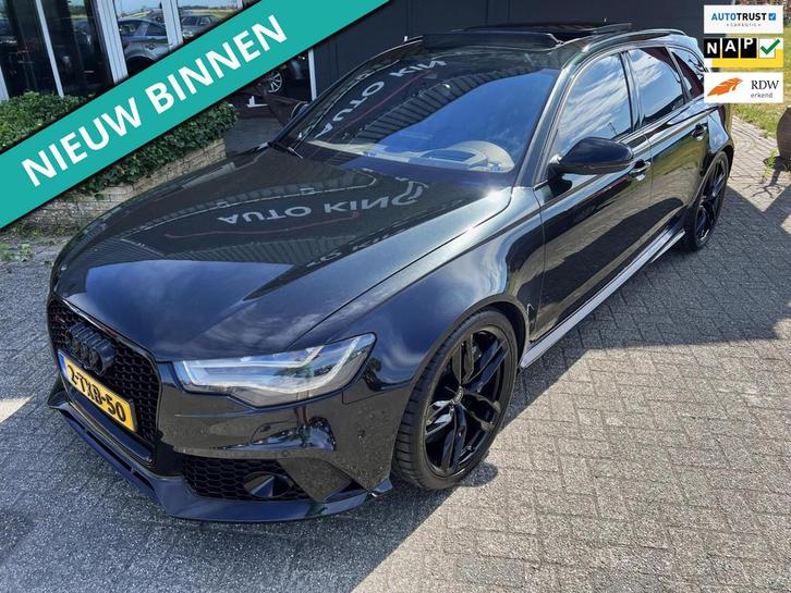 Audi A6 Avant 4.0 TFSI RS 6 Q NL-Car/AKRA/KERAMISH, Auto's, Audi, Particulier, Te koop, RS6, 360° camera, 4x4, ABS, Achteruitrijcamera