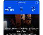 Kaartje Luke Combs 11 juli, Tickets en Kaartjes, Concerten | Pop, Eén persoon, Juni