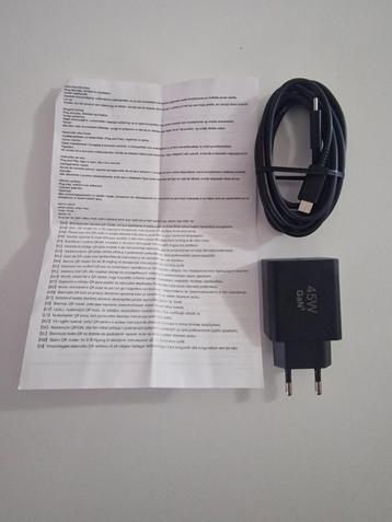 45W GaN USB-C Snellader met Kabel beschikbaar voor biedingen