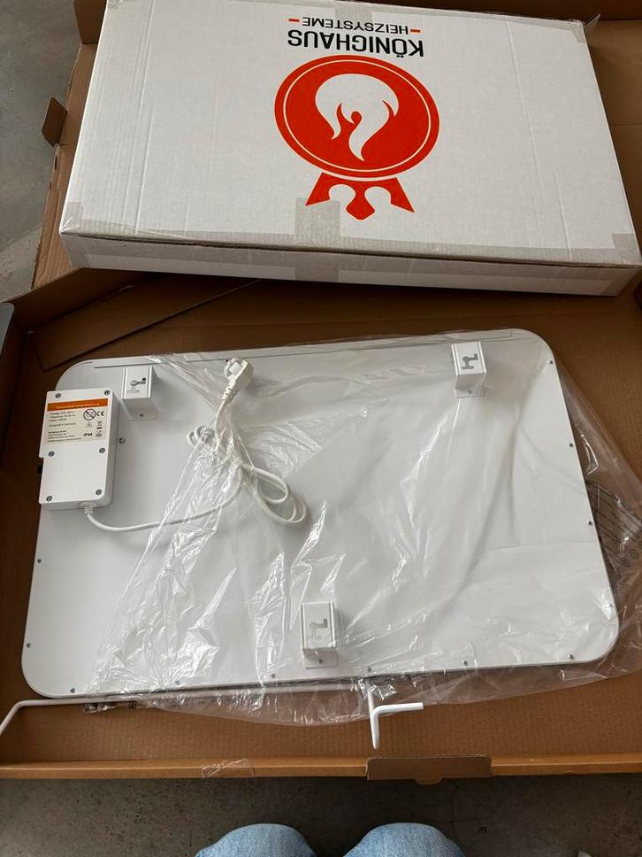 Könighaus Infraroodverwarming 450W Nieuw in Doos, Doe-het-zelf en Verbouw, Verwarming en Radiatoren, Nieuw, Kachel, 200 tot 500 watt