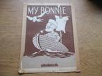 MY BONNIE, Muziek en Instrumenten, Bladmuziek, Ophalen of Verzenden, Gebruikt, Populair, Piano