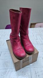 Leren laarzen van Sacha - roze / fuchsia - maat 38, Hoge laarzen, Ophalen of Verzenden, Roze, Sacha