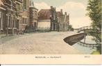 Makkum Kerkbuurt, Verzamelen, Ansichtkaarten | Nederland, Ophalen of Verzenden, 1920 tot 1940, Gelopen, Friesland