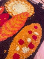 Smyrna wandkleed retro oranje bruin 93/53, Huis en Inrichting, Gebruikt, 50 tot 100 cm, Bruin, Etten-Leur