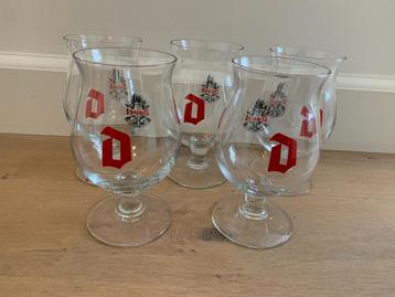 6 Duvel glazen in nieuwstaat! in 1 koop voor 15 euro! beschikbaar voor biedingen