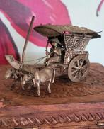 Oude/Djokja/Miniatuur/Indonesië/Ossenwagen, Ophalen of Verzenden