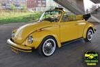 Volkswagen Kever Cabriolet 1303 LS In hele goede staat!, Auto's, Gebruikt, Cabriolet, 4 stoelen, Leder