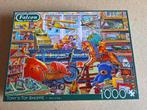 Falcon puzzel 1000st, Ophalen, 500 t/m 1500 stukjes, Zo goed als nieuw, Legpuzzel