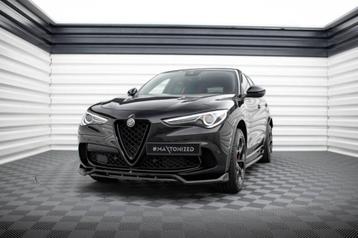 Voorlip spoiler sideskirt diffuser Stelvio Quadrifoglio 16+ beschikbaar voor biedingen