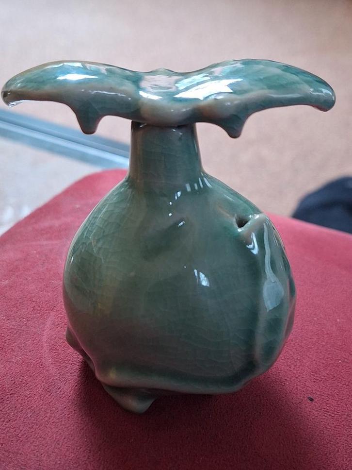 Suiteki keramische waterdruppelaar vogel en granaatappel, Antiek en Kunst, Antiek | Keramiek en Aardewerk, Ophalen of Verzenden