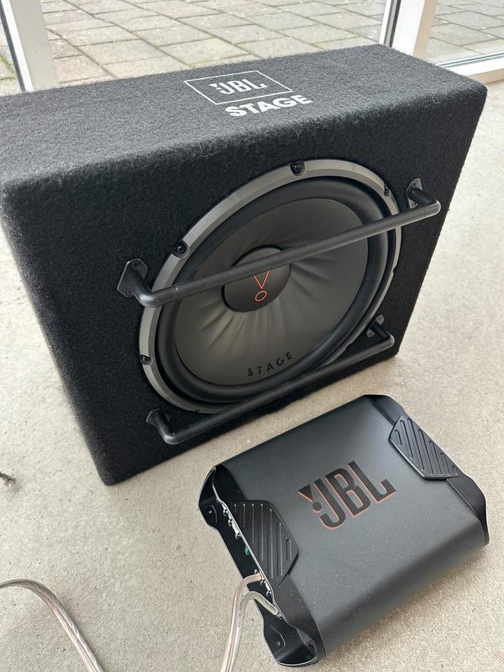 JBL Subwoofer + versterker 1000W subwoofer 500W versterker, Auto diversen, Autospeakers, Zo goed als nieuw, Ophalen