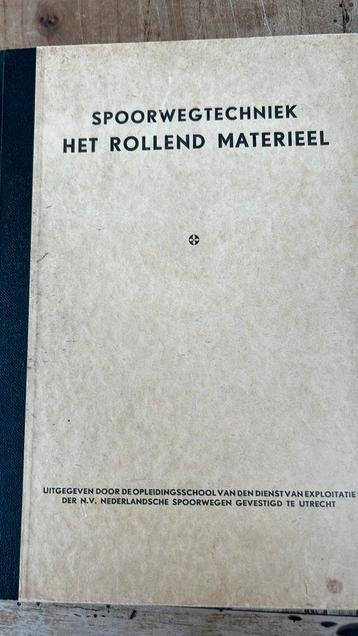 NS spoorweg techniek Het rollend materieel uitg. 1943 beschikbaar voor biedingen