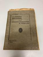 Algemeen reglement voor de boezemwaterschappen in Friesland, Boeken, Ophalen of Verzenden, Gelezen
