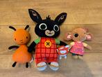 Bing, Hoppity, Sula en Flop, Kinderen en Baby's, Speelgoed | Knuffels en Pluche, Ophalen, Zo goed als nieuw, Overige typen