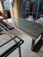 Richmond showmodellen tafel met glasplaat, Ophalen, 50 tot 100 cm, Vijf personen of meer, Rechthoekig