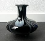Joska Glashütte vintage glazen vaas glas zwart West-Germany, Gebruikt, Zwart, Ophalen of Verzenden, Glas