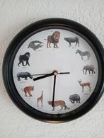 Wandklok met dierengeluiden, Ophalen of Verzenden, Zo goed als nieuw, Analoog, Wandklok