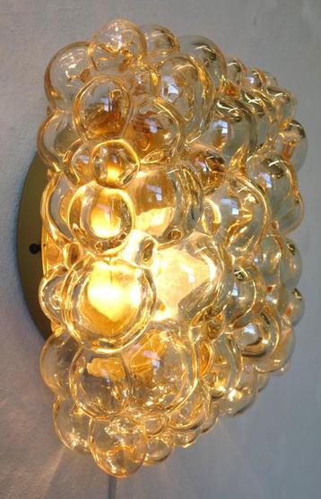 Vintage bubble wandlamp Helena Tynell Glashütte plafondlamp beschikbaar voor biedingen