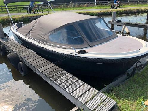 Primeur 700 tender antraciet, Watersport en Boten, Sloepen, Zo goed als nieuw, 30 tot 50 pk, 6 meter of meer, Binnenboordmotor