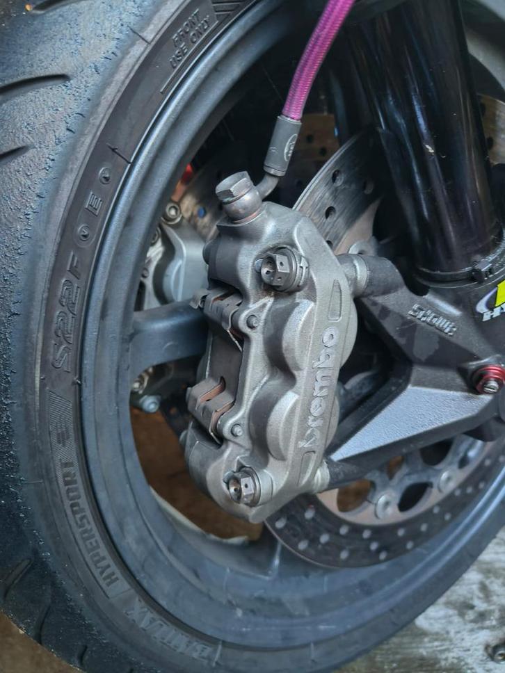Brembo P4 100mm remklauwen, Motoren, Onderdelen | Ducati, Gebruikt, Ophalen of Verzenden